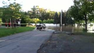 Hudson flooded
