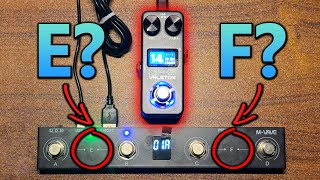 Video thumbnail for Valeton GP-5 with "E" and "F" Switches of Mvave Chocolate Plus by Chadsthelimit