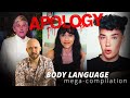 Top WORST Influencer Celebrity Apologies Body Language Analysis Mega Compilation