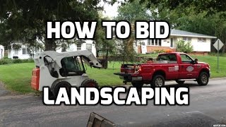 How to Bid Landscaping