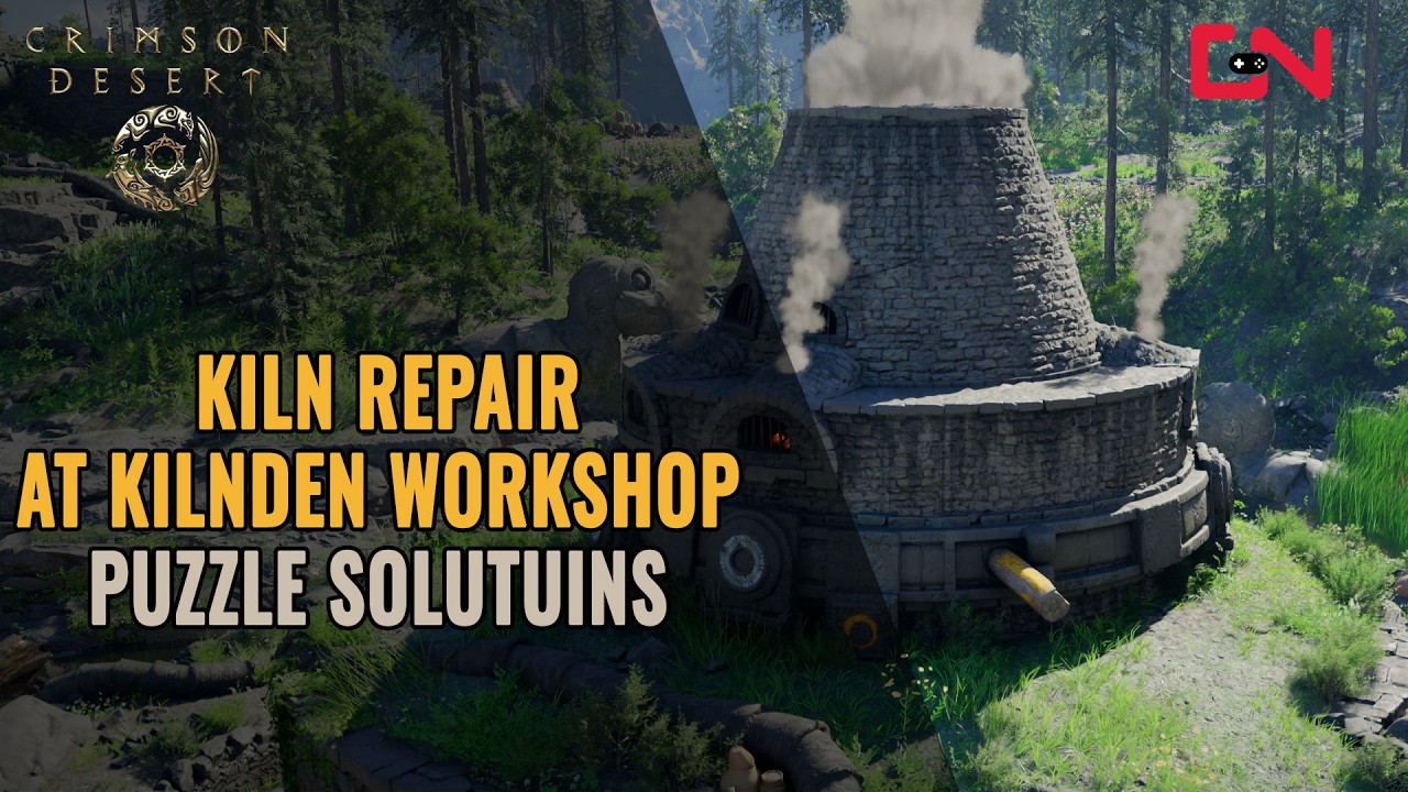 Crimson Desert Kiln Repair at the Kilnden Workshop Puzzles