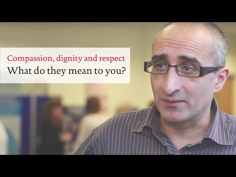 What do compassion, dignity and respect mean to you?