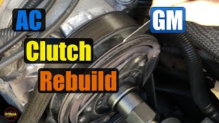 1996 - 2000 GM OBS Truck HT6 AC Compressor Clutch Disassembly ~ Coil Replacement (Chevy & GMC)