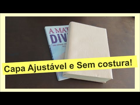 🌸 Capa de Livro Ajustável   Fácil