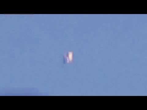 Malaysia Airlines MH17 on fire Raw video