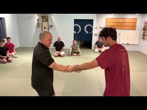 Aikido: Drilling on Making Pushing and Pulling Irrelevant (Shiho Nage)