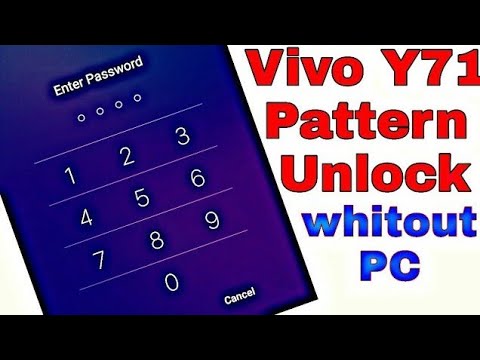 Vivo Y71 Pattern 🔐 Unlock Hard Reset Password Forget whidout pc