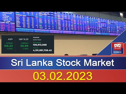 Sri Lanka Stock Market 03.02.2023