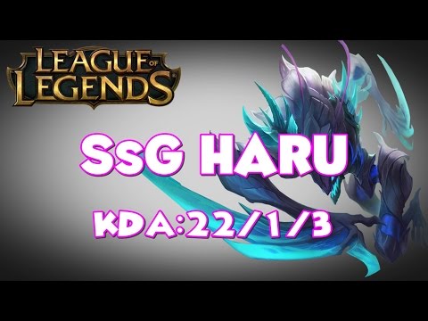 SsG Haru as Kha'Zix vs Elise - Jungle (KR Replay) League Of Legends