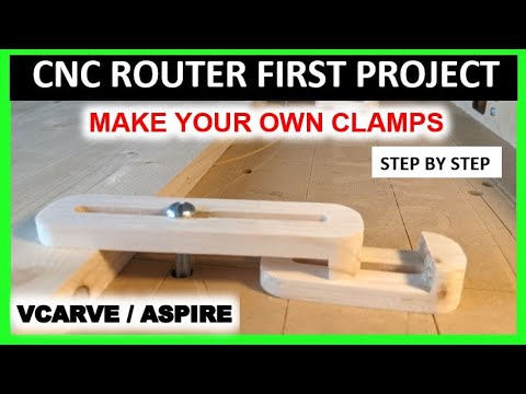 How To Make Clamps For Your CNC Router, Easy CNC Router Projects