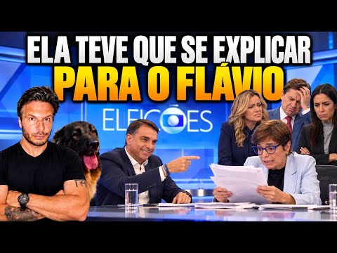 FLÁVIO BOLSONARO FALA O QUE NINGUÉM ESPERAVA NA GLOBO E A APRESENTADORA FICA SEM CHÃO