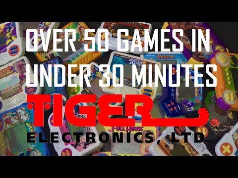 Over 50 Tiger Electronics LCD Games In Under 30 Minutes