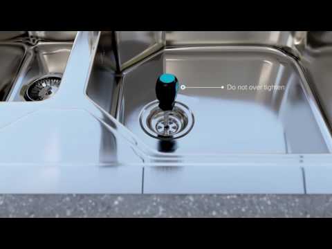 How to Install or Replace a Basket Strainer Sink Waste in a Kitchen