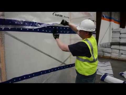 Scaf-Lite(TM) Application vs. Reinforced Poly Sheeting Application