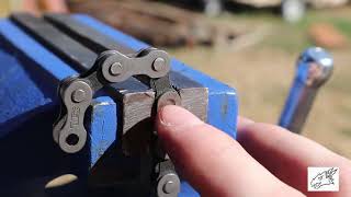 How to take apart a chain, without a chainbreaker