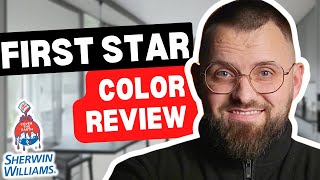 Light & Airy Gray Sherwin-Williams First Star Color Review 2024