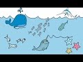 Развивающий мультик для детей. Водный мир. Как нарисовать рыб, кита, дельфина и др ...
