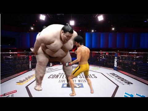 UFC4 | Bruce Lee vs Old Crazy Sumo (EA Sports UFC 4) wwe mma