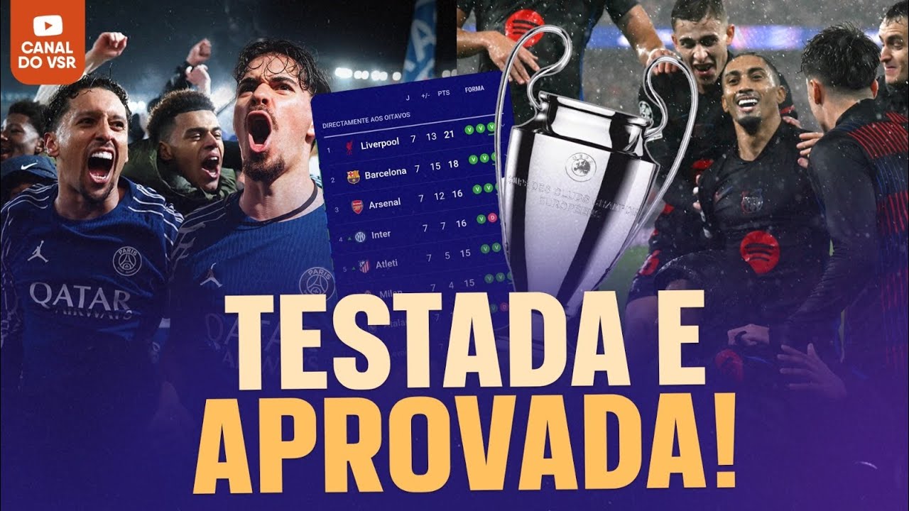 A NOVA CHAMPIONS É SUCESSO!