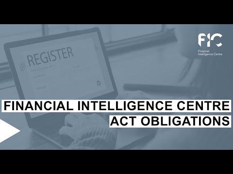 What are Financial Intelligence Centre Act obligations
