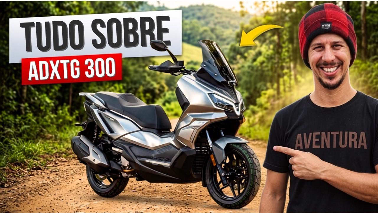 DAFRA SYM ADXTG 300: Tudo Sobre A Nova Scooter Aventureira De 300cc