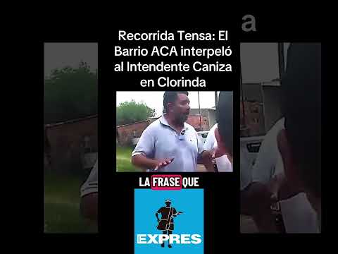 Recorrida Tensa: El Barrio ACA interpeló al Intendente Caniza en Clorinda