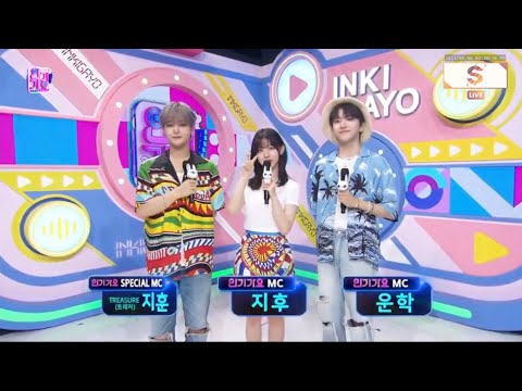 MC JIHU X WOONHUK - Special MC - JIHOON(TREASURE) - Intro MC cut SBS INKIGAYO 230806