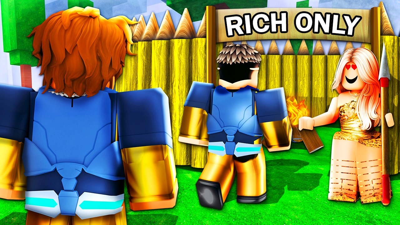 GOLD DIGGER Only Lets RICH People In.. So I Went UNDERCOVER! (99 Nights in the Forest)
