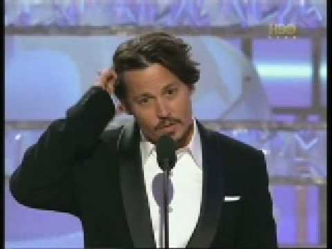 johnny depp - golden globe 2009 pictures