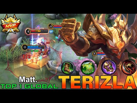 Offlane MVP Terizla Deadly Hammer Damage - Top 1 Global Terizla By Matt. | MOBILE LEGEND.