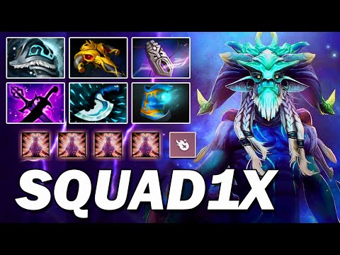 23 Kills, 1 Death: Squad1x's Unstoppable Leshrac Midlane Carry - Dota 2 Pro Gameplay!