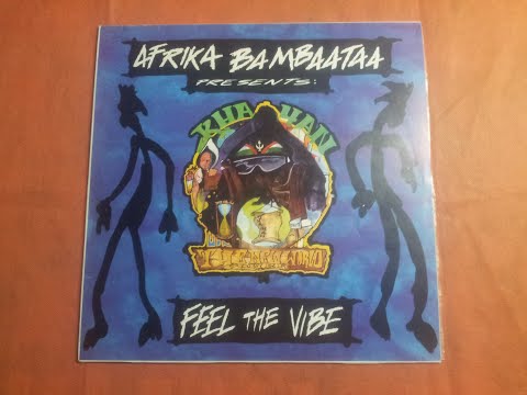 AFRIKA BAMBAATAA PRESENTS.KHAYAN.(FELL THE VIBE.(VIBE MIX.)(12''.)(1995.)