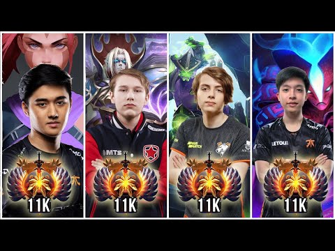 11.000 MMR CLUB - ALL 11k MMR Players in Dota 2 - EPIC Gameplay Highlights Compilation