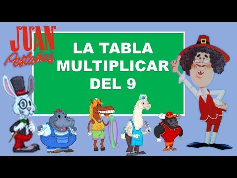 Juan Pestañas: Canción, Tabla de multiplicar del 9 🎷🥁