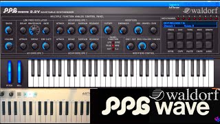 Waldorf PPG Wave 2.v VST Synth Demo 1 - Wavetable Goodness
