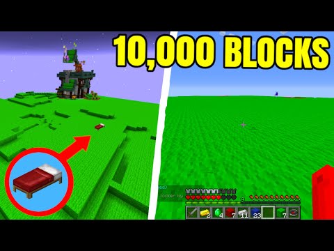VI FYLDER HELE MAPPET MED BLOCKS!! // Minecraft Bedwars
