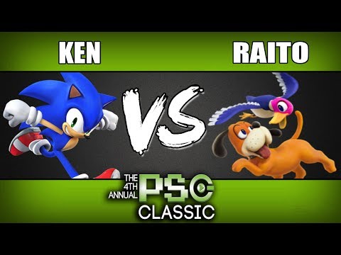 Ken (Sonic/Cloud) vs Raito (Duck Hunt) - Wii U Winners Top 24 PSG Classic 4