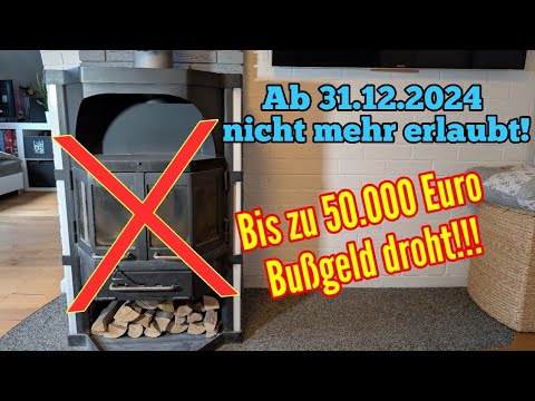 Fireplace ban from December 31, 2024, €50,000 fine threatened!