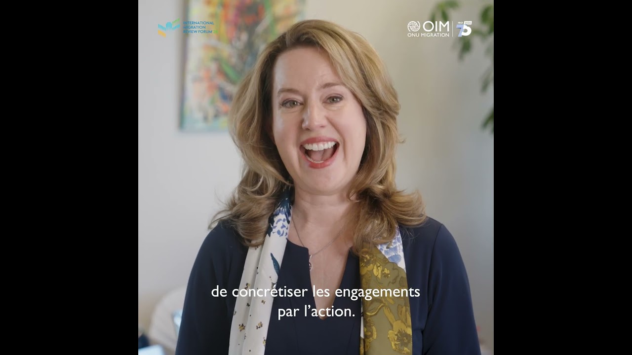 Message de la Directrice Générale de l'OIM, Amy POPE à l’occasion de l’IMRF