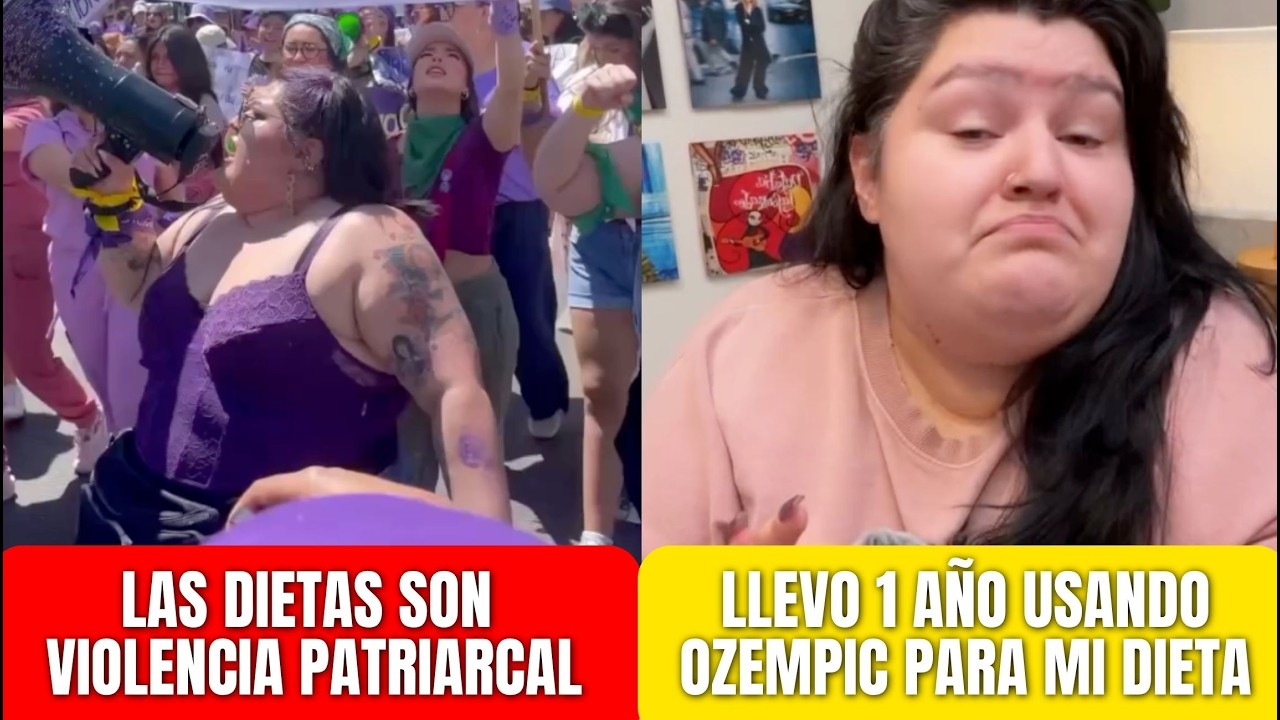 SE RÍEN de LA INFLUENCER FATSHIONISTA por que ANTES DEFENDIA estar G0RD4 y ahora que hay TRUCO ya...