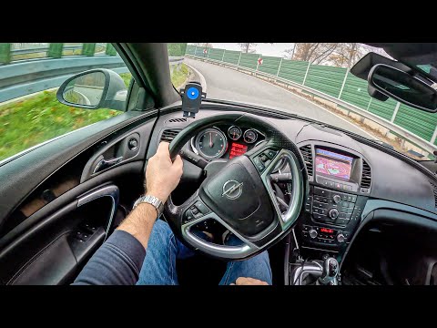 2012 Opel Insignia [2.0 CDTI BiTurbo 195HP] |0-100| POV Test Drive #1427 Joe Black
