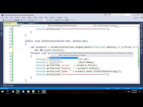 MongoDB and NoSQL in NET and C#