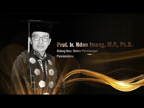 Thumbnail YouTube Prof. Ir. Ndan Imang, M.P., Ph.D.