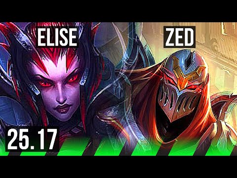 ELISE vs ZED (JGL) | 19/5/11, Godlike | KR Diamond | 25.17