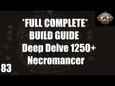*FULL Complete Build Guide* - Delve 1250+ Strength Stacking Necromancer 83