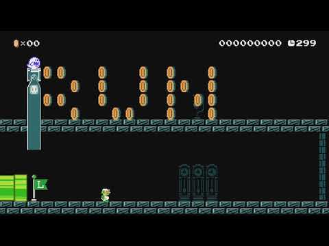 ♪Luigi's Musical Mansion DASH♪ by 4 Face - Super Mario Maker 2 - No Commentary 1by