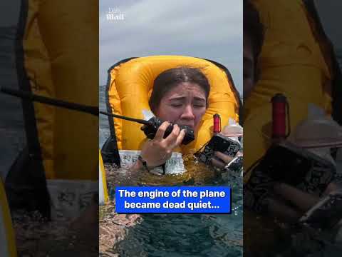 Pilot stranded in ocean after plane crash