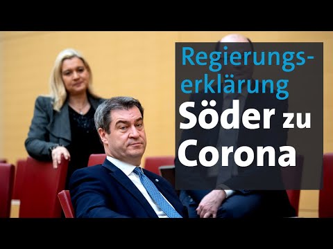 Söder zu Corona: Bayern im "maximalen Krisenmodus" - die Regierungserklärung| BR24