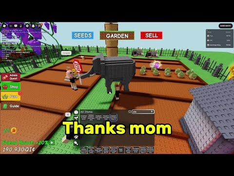 ELEPHANT CAN BROKE THE GAME | Grow a Garden