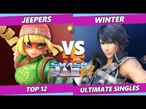 Smash Jam 22 Top 12 - Jeepers (Min Min) Vs. Winter (Chrom) SSBU Ultimate Tournament